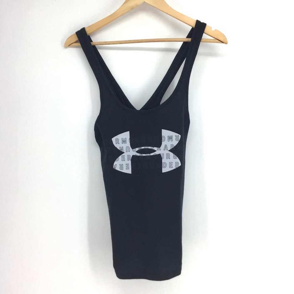 Under Armour Black Criss Cross Racerback Tank Top